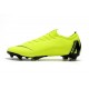 Nouveau Crampons de Football Nike Mercurial Vapor XII Elite FG Jaune Fluorescent