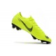 Nouveau Crampons de Football Nike Mercurial Vapor XII Elite FG Jaune Fluorescent