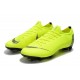 Nouveau Crampons de Football Nike Mercurial Vapor XII Elite FG Jaune Fluorescent