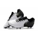 Nouveau Chaussures de Football - Nike Tiempo Legend VII FG Or Blanc Noir