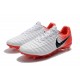 Nouveau Chaussures de Football - Nike Tiempo Legend VII FG Blanc Rouge Noir