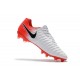 Nouveau Chaussures de Football - Nike Tiempo Legend VII FG Blanc Rouge Noir