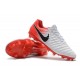 Nouveau Chaussures de Football - Nike Tiempo Legend VII FG Blanc Rouge Noir