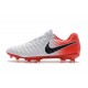 Nouveau Chaussures de Football - Nike Tiempo Legend VII FG Blanc Rouge Noir