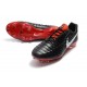 Nouveau Chaussures de Football - Nike Tiempo Legend VII FG Noir Rouge Argent