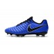 Nouveau Chaussures de Football - Nike Tiempo Legend VII FG Bleu Noir