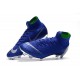 Chaussures football Nike Mercurial Superfly VI 360 Elite FG pour Hommes Bleu Argent