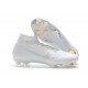 Chaussures football Nike Mercurial Superfly VI 360 Elite FG pour Hommes Tout Blanc