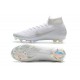 Chaussures football Nike Mercurial Superfly VI 360 Elite FG pour Hommes Tout Blanc