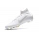 Chaussures football Nike Mercurial Superfly VI 360 Elite FG pour Hommes Tout Blanc