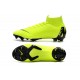 Chaussures football Nike Mercurial Superfly VI 360 Elite FG pour Hommes Jaune Fluorescent