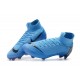 Chaussures football Nike Mercurial Superfly VI 360 Elite FG pour Hommes Bleu Noir