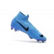 Chaussures football Nike Mercurial Superfly VI 360 Elite FG pour Hommes Bleu Noir