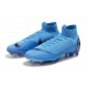 Chaussures football Nike Mercurial Superfly VI 360 Elite FG pour Hommes Bleu Noir