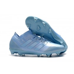 Nouvelles Crampons Foot Adidas Nemeziz Messi 18.1 FG Bleu