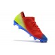 Nouvelles Crampons Foot Adidas Nemeziz Messi 18.1 FG Rouge Bleu Argent