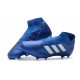 Chaussures de Football Adidas Nemeziz 18+ FG Hommes Bleu Blanc