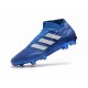 Chaussures de Football Adidas Nemeziz 18+ FG Hommes Bleu Blanc