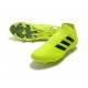 Chaussures de Football Adidas Nemeziz 18+ FG Hommes Vert Noir