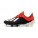 Adidas X 17+ Purespeed FG - Chaussures de Foot pour Hommes Noir Blanc Rouge