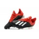 Adidas X 17+ Purespeed FG - Chaussures de Foot pour Hommes Noir Blanc Rouge