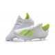 Chaussures de football 2018 - Adidas X 18.1 FG - Blanc Jaune