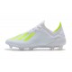 Chaussures de football 2018 - Adidas X 18.1 FG - Blanc Jaune