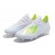 Chaussures de football 2018 - Adidas X 18.1 FG - Blanc Jaune