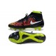 Crampons Football Magista Obra FG Chaussure Homme Noir Blanc Rouge Vert