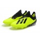 Chaussures de football 2018 - Adidas X 18.1 FG - Jaune Noir