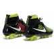 Crampons Football Magista Obra FG Chaussure Homme Noir Blanc Rouge Vert