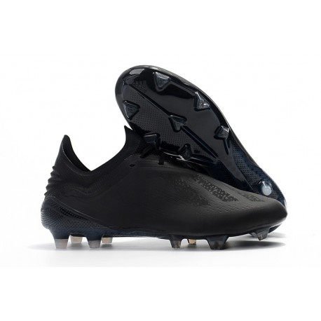 Chaussures de football 2018 - Adidas X 18.1 FG - Tout Noir