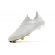 Nouveau Chaussures de Football adidas X 18+ FG Blanc Cassé Blanc Noir