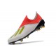 Nouvelles Crampons Foot Pour Hommes - Adidas X 18+ FG Or Blanc Rouge