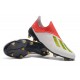 Nouvelles Crampons Foot Pour Hommes - Adidas X 18+ FG Or Blanc Rouge