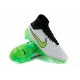 Chaussures Football Magista Obra FG - Terrain Sec - Blanc Vert Noir