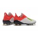 Nouvelles Crampons Foot Pour Hommes - Adidas X 18+ FG Or Blanc Rouge