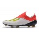 Nouvelles Crampons Foot Pour Hommes - Adidas X 18+ FG Or Blanc Rouge