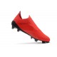Nouvelles Crampons Foot Pour Hommes - Adidas X 18+ FG Argent Rouge