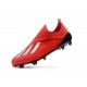 Nouvelles Crampons Foot Pour Hommes - Adidas X 18+ FG Argent Rouge