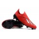 Nouvelles Crampons Foot Pour Hommes - Adidas X 18+ FG Argent Rouge