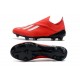 Nouvelles Crampons Foot Pour Hommes - Adidas X 18+ FG Argent Rouge