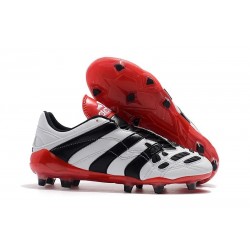 Chaussures de Football Adidas Predator Accelerator Electricity FG Blanc Noir Rouge