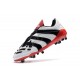 Chaussures de Football Adidas Predator Accelerator Electricity FG Blanc Noir Rouge