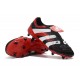 Chaussures de Football Adidas Predator Accelerator Electricity FG Noir Blanc Rouge