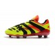 Chaussures de Football Adidas Predator Accelerator Electricity FG Jaune Rouge Noir