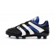 Chaussures de Football Adidas Predator Accelerator Electricity FG Noir Blanc Bleu