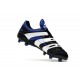 Chaussures de Football Adidas Predator Accelerator Electricity FG Noir Blanc Bleu