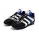 Chaussures de Football Adidas Predator Accelerator Electricity FG Noir Blanc Bleu