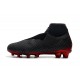 Nouvelles Chaussures de Football Nike Phantom VSN Elite DF FG Jordan X PSG Noir Rouge